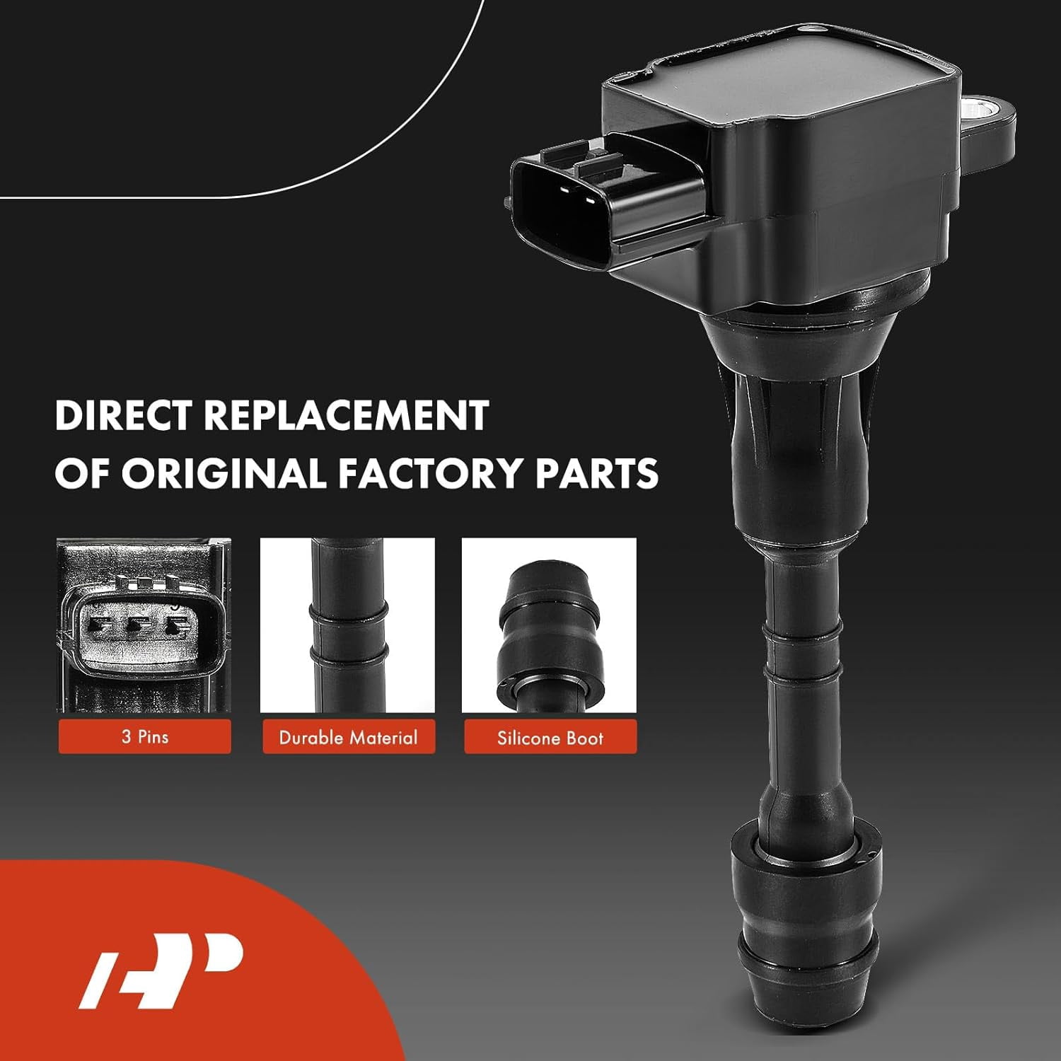A-Premium Set of 8 Ignition Coil Pack and Iridium Spark Plugs Compatible with Infiniti M45 2003-2004 2006-2010, FX45 2003-2008, Q45 2002-2006, 4.5L, Replace# 22448AR215, NGK4469