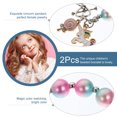 thumbnail image 2 of 2pcs Exquise Perle Bracelet Créatif Licorne Décor Femmes Bijoux de Mode, 2 of 7