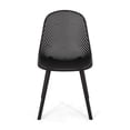 thumbnail image 3 of Christopher Knight Home Darleen Outdoor Dining Chair Set of 2, Black, 3 of 9