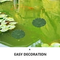 thumbnail image 3 of PENIKOKO 15Pcs Realistic Green Artificial Floating Lily Pads Pond Plants for Outdoor Garden Decor, 3 of 8