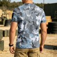 thumbnail image 6 of Men's Quick Dry Camo T Shirts Athletic Running Gym Workout Short Sleeve Tee Shirts for Men, 6 of 7