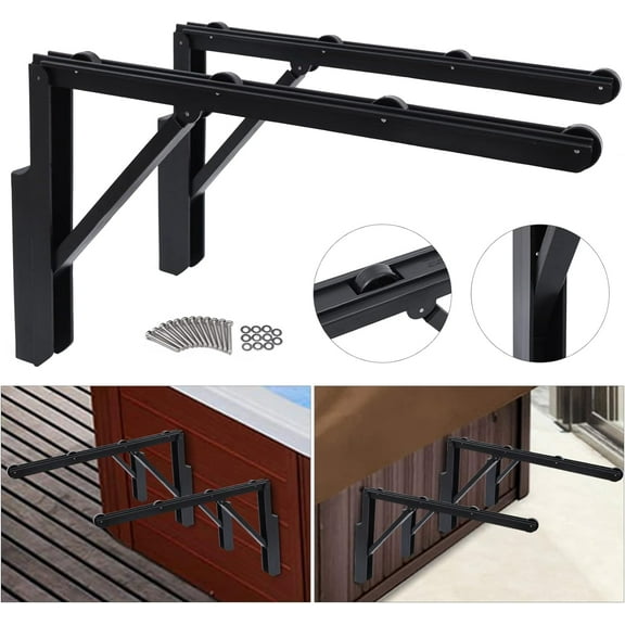 Tub Cover Lifter Removal System/Spa Cover Roller, Hot Tub Cover Lifter Removal System, Tech Cover Lift Side Mount Glides for Spa & Hot Tub Cover Removal System