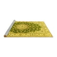 thumbnail image 2 of Ahgly Company Machine Washable Indoor Rectangle Persian Yellow Traditional Area Rugs, 8' x 12', 2 of 4