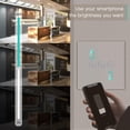 thumbnail image 4 of Luz atenuadora Wifi, interruptor atenuador inteligente de 1 unidad y 1 vía blanco, compatible con Amazon Alexa y Google Home, interruptor de luz conectado Wifi con pantalla táctil (se requiere línea, 4 of 5
