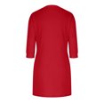 thumbnail image 5 of yillto Sweatshirt Dress Womens Long Sleeve Crewneck Pullover Dress Casual Plain Mini Dress with Pockets, 5 of 6