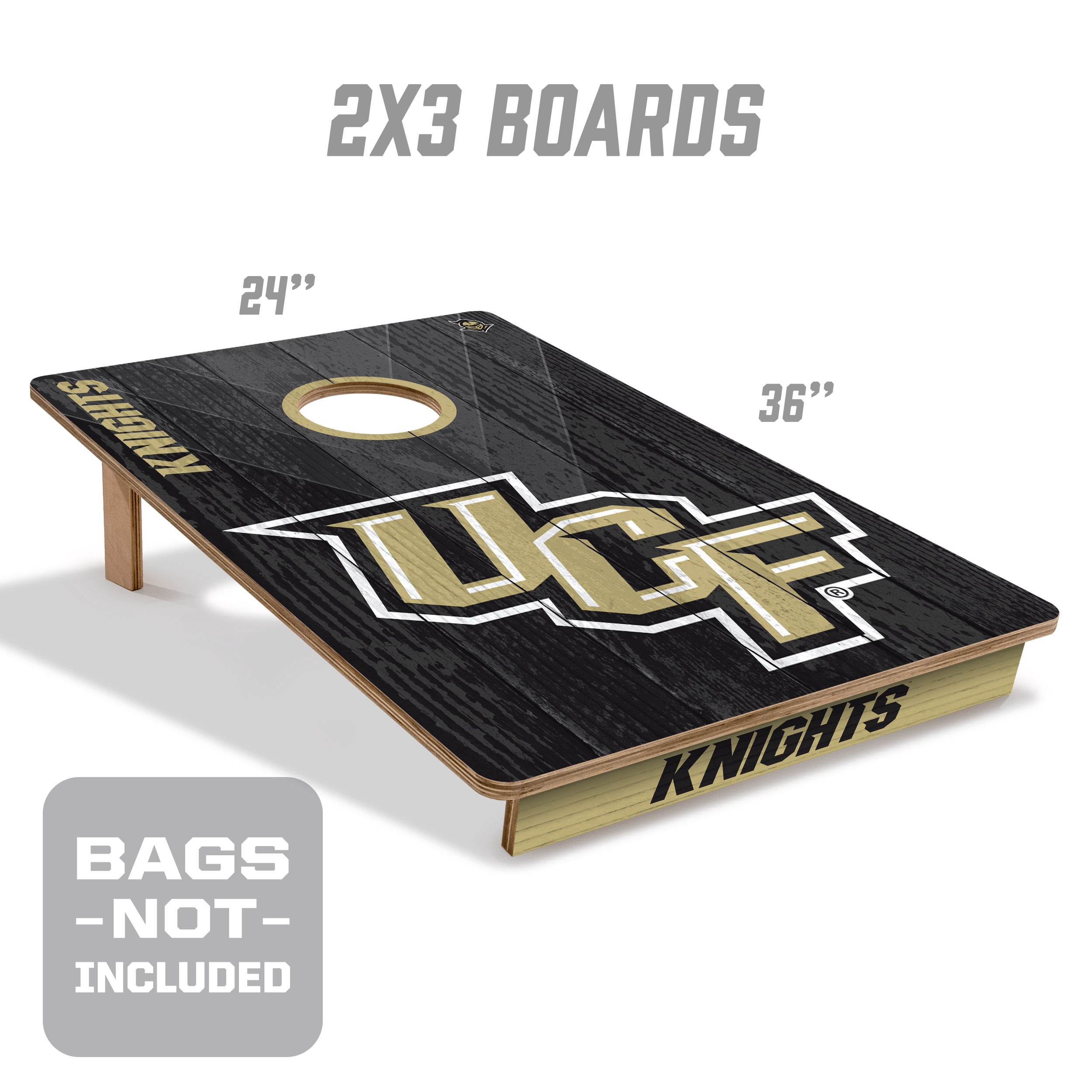 YouTheFan NCAA Central Florida Knights 2' x 3' Cornhole Game No Bags