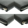 thumbnail image 6 of Pre-Owned Prada Soft Calfskin Triangle 2ML317 Leather Black 0781 Long Wallet, 6 of 10