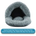 thumbnail image 2 of Arlee Slipper Oval Round Cuddler - Pet Dog Cat Bed - Covered Hooded - Calming Reduce Anxiety - Washable Easy Care - Small/Medium (choose your color), 2 of 6