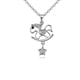 thumbnail image 1 of Dije con Cadena OCEAN HEART  AC18-205, 1 of 2