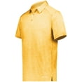 thumbnail image 2 of Holloway B31164125 Electrify CoolCore Polo T-Shirt, Gold Heather - Large, 2 of 2