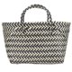 thumbnail image 1 of WORGEOUS Bolso de 1 PC bolsas de plástico con bolsas de rayas de moda Bolsa de gran capacidad, 1 of 7