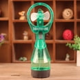 thumbnail image 3 of Injueey Botella de agua portátil Mister Spray Ventilador de refrigeración Niebla de mano Abanico de Agua Humidificadores Verde transparente Injueey HA006772-02, 3 of 6