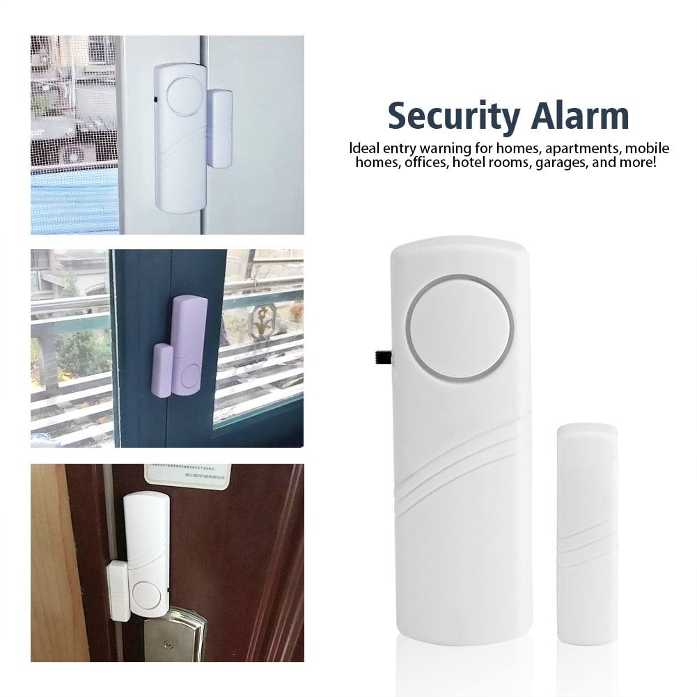 LHCER Wireless Door Alarm, Security Alarm, Wireless Home Window Door Entry Anti-Theft Anti-Burglar Security Alarm System Sensor