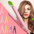 thumbnail image 3 of LEEYNEER Clearance Under $5.00  Mini Hair Straightener 2 in 1 Straight and Curly Hair Flat Iron Ceramic Plate  Small Flat Iron  Mini Flat Iron for Short Hair  Mini Hair Straightener  Mini, 3 of 4