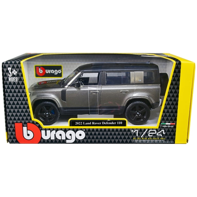 Bburago 2022 Land Rover Defender 110 Diecast Model Car, Dark
