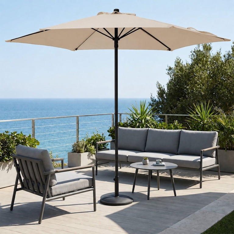 curved cantilever patio umbrella Cantilever Patio Umbrella With base offset patio umbrella with weighted  base  SUN GARDEN USA Cantilever Umbrella