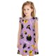 thumbnail image 1 of Fotbe Cute Halloween Vestido de Dormir para Niñas de 3 a 10 Años, Mangas Cortas, Estilo Princesa, Pijama Camisón con Mangas Voladas-Medium, 1 of 6