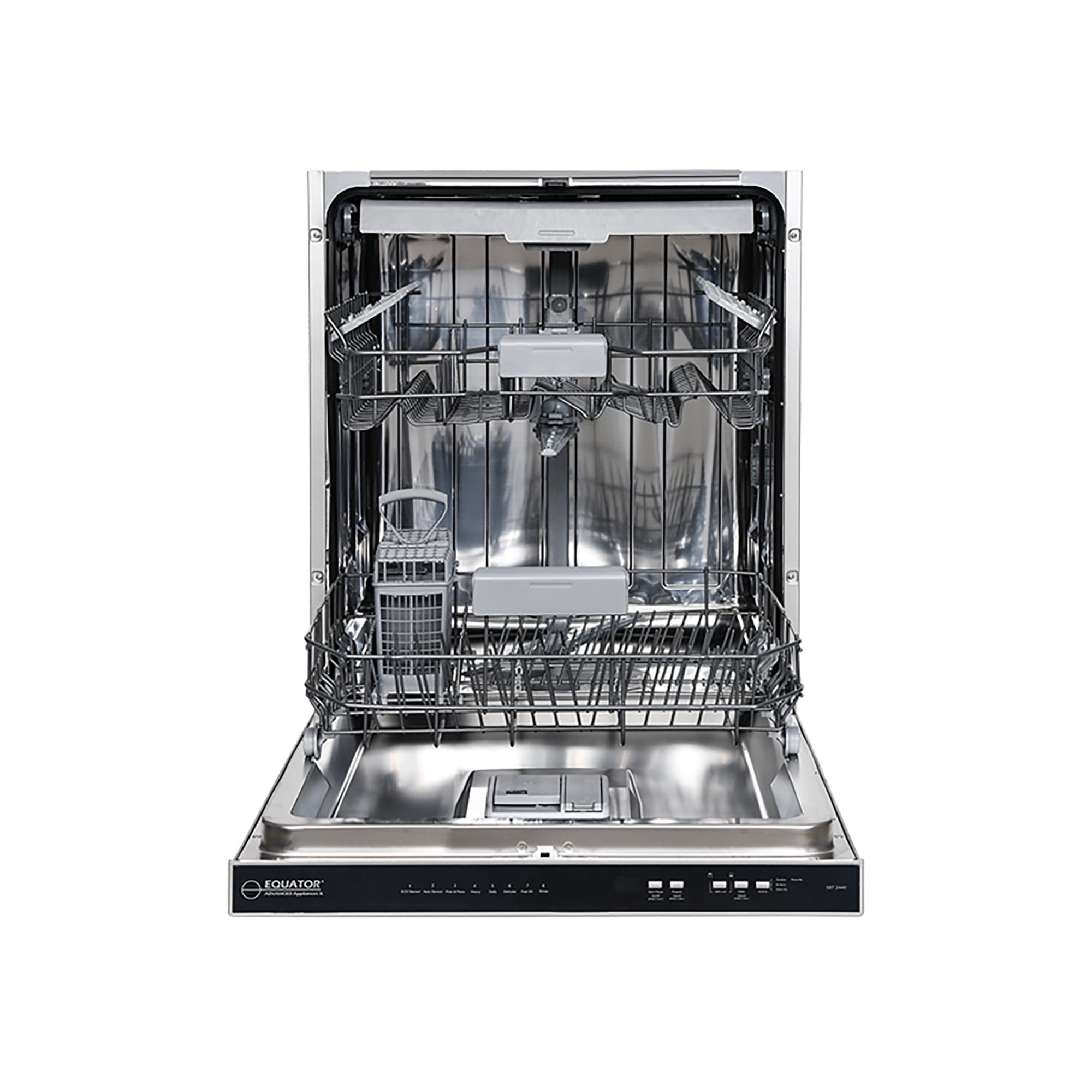 Equator 24" Built-In Dishwasher w/ Top Control 15 Place Settings Made in Europe E-star Certified