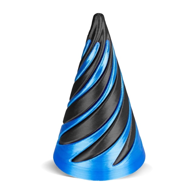 Mini Vortex Thread Illusion Imposible Pyramid Passthrough Escultura Fidget Toy 3D Impreso Espiral Cono Juguete Alivio Del Estrés Regalos para Y Adultos