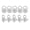 Silver, variant on 10pcs Ear Lobes Lifters for Studs Earrings Comfortable and Stylish Earring Backs Hypoallergenical Earrings Supports