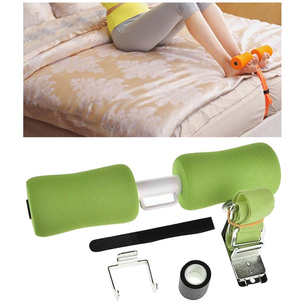 Barra de asistencia para sentarse en la cama, barra de abdominales para abdominales asistidos, estiramiento corporal, entrenador de músculos abdominales, correa ajustable, soporte para naranja Sharpla Asistente para sentarse