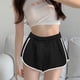 thumbnail image 2 of Ruifaya Pantalones cortos deportivos a rayas para mujer, pantalones cortos holgados sencillos, casuales, adelgazantes,, 2 of 7