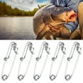 thumbnail image 3 of LLC 15pcs Stainless Steel Tuna Clips Longline Branch Hangers Snap Fishing Accessory Easy On/Off, 3 of 7