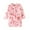Pink, variant on LYMAYTER Girls Boys Hooded Night Robe for Kids Toddler Long Sleeve Flannel Robe Baby Printed Loungewear 1-10 Years