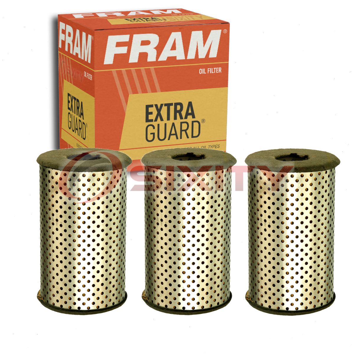 3 pc FRAM CH962PL Extra Guard Engine Oil Filters for 25868K 611 180