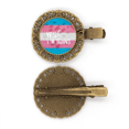 thumbnail image 1 of Oui Je Suis Trans LGBT Support Épingle à Cheveux Broche Pince à Cheveux Barrette, 1 of 3