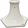 thumbnail image 3 of Dabmar Lighting BS300-W Surface Mounted Base for 3 in. O.D Round Post Galvanized Pipe,, 3 of 3