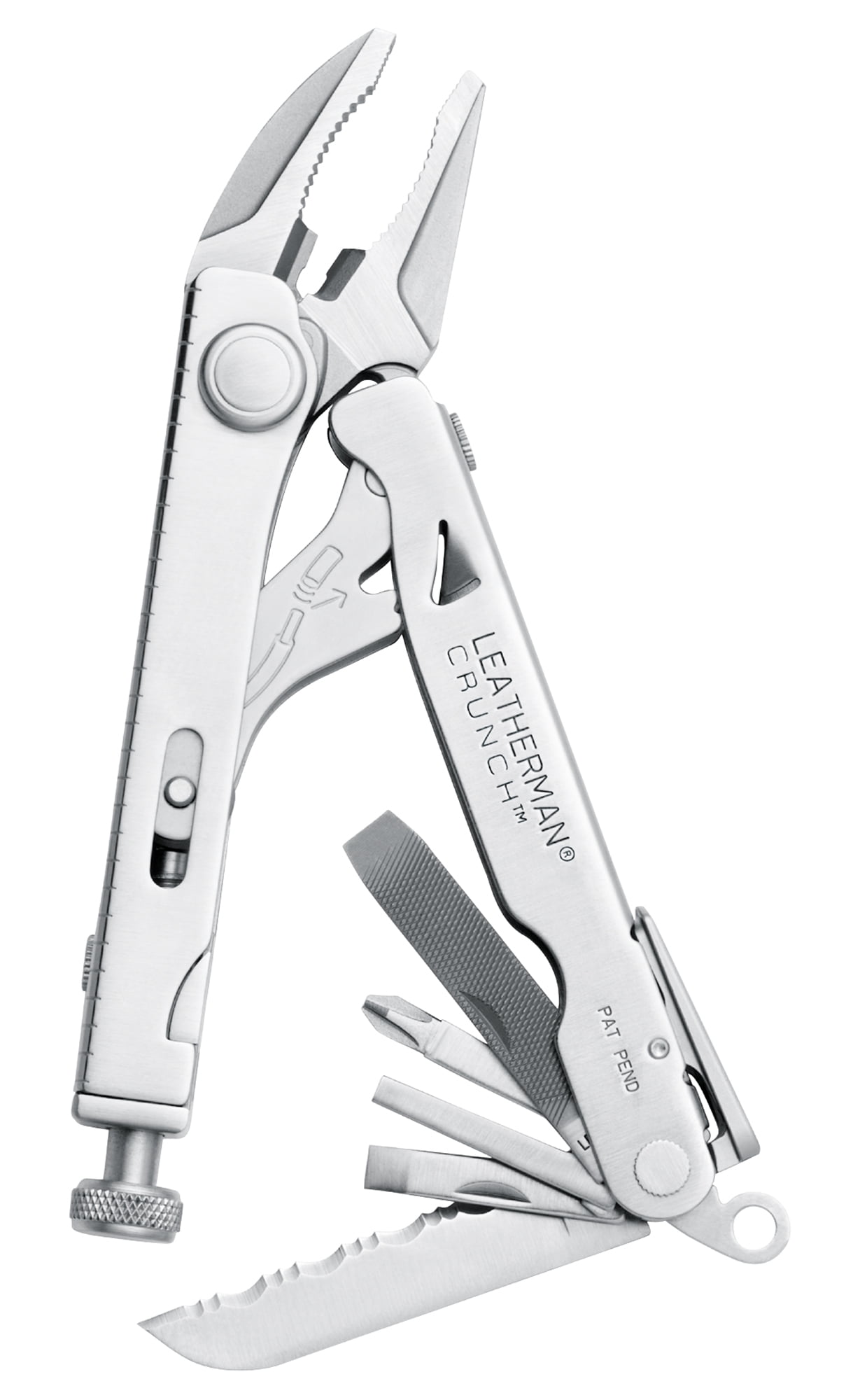 LEATHERMAN, Crunch Multitool with Folding Locking Pliers and Pin Vise