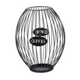 thumbnail image 1 of Abbracc Coffee Pod Holder Multipurpose Coffee Capsule Container for Kitchen Cafe Bar Black L, 1 of 9