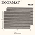 thumbnail image 3 of MatEssenz Black striped floor mat, 32*48", boxed, 3 of 8