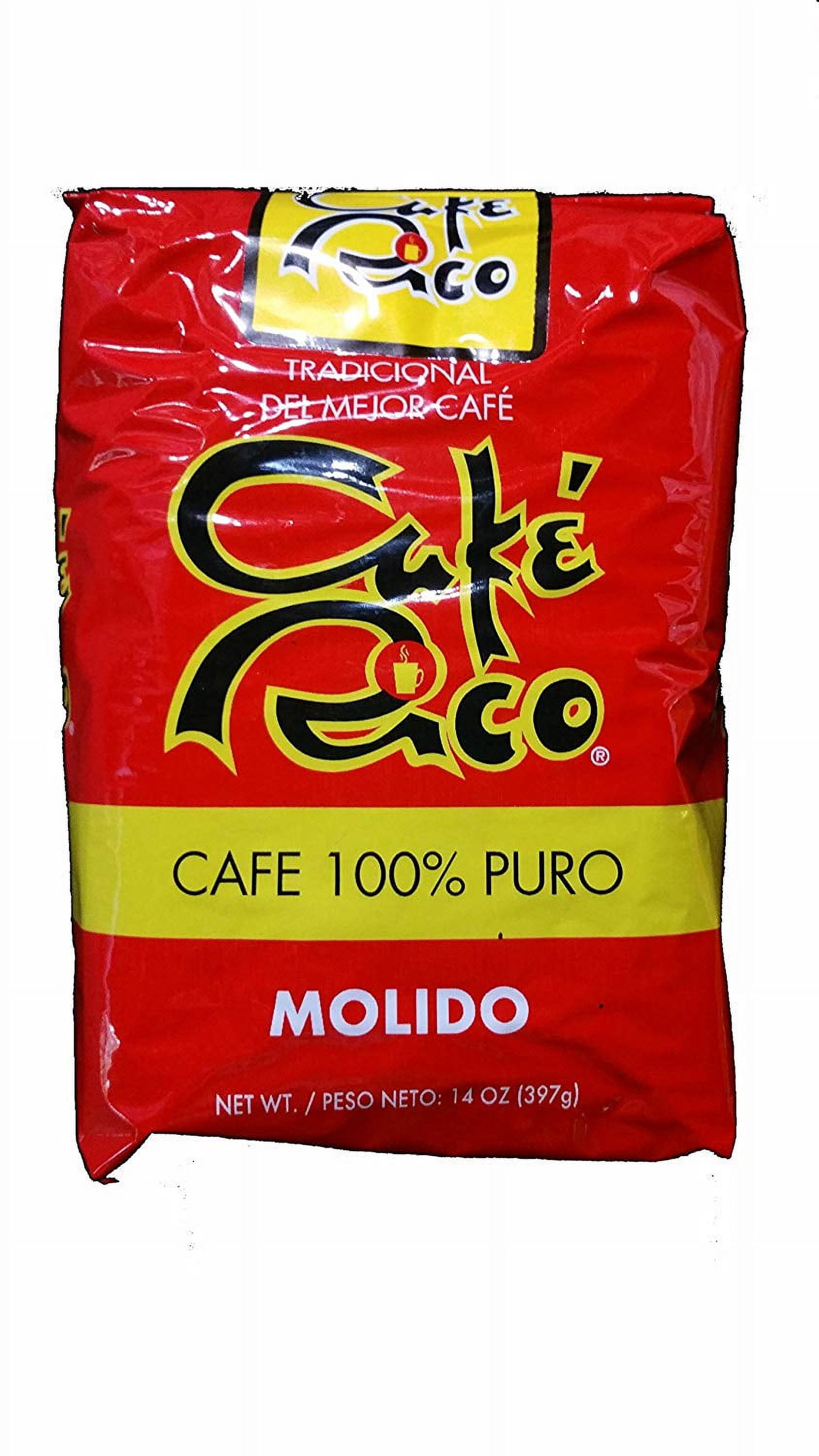 Puerto Rican Variety Pack Ground Coffee - Cafe Rico,Cafe Coquí, Cafe Crema, Cafe Yaucono  4 Local Favorites in 8 Ounces Bags (2 lbs Total)
