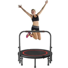Stamina intone oval fitness rebounder trampoline for cardio with handlebars sale