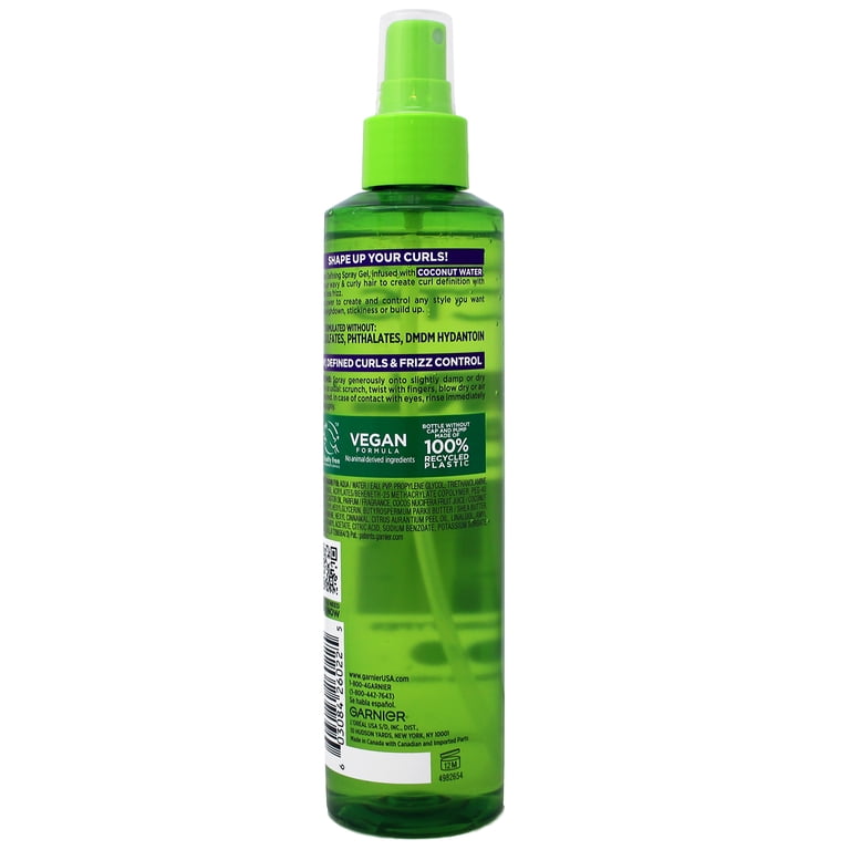 3 Pack Garnier Fructis Style Curl Shape Defining Spray Gel 8.5 Oz