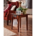 thumbnail image 4 of AFI Shaker Solid Wood End Table with Built In Charger in Walnut, 4 of 10