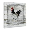thumbnail image 2 of Stupell Industries Rustic Lodge Farm Country Rooster Rustic Pattern Book Collage Canvas Art, 17 x 17, by Carol Robinson, 2 of 7