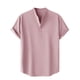 thumbnail image 2 of pstuiky camisetas de hombre, Camisa hawaiana informal de manga corta con cuello alto y botones para hombre camisas casuales para hombre l, 2 of 6