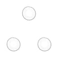 thumbnail image 1 of Peine elástico Soidarity entrelazado con circulares completos para mujer, 1 of 6
