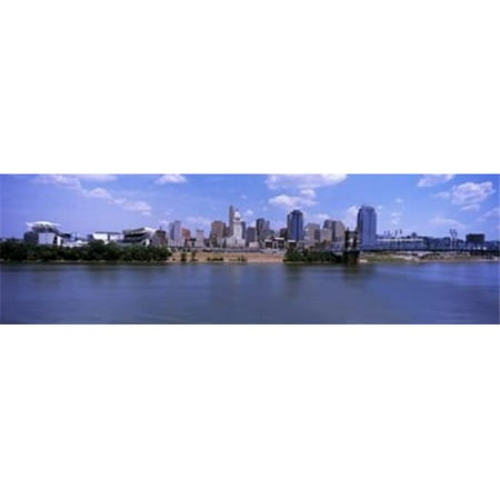 Panoramic Images Ppi143898l Paul Brown Stadium With John A Roebling Suspension Bridge Along The Ohio River Cincinnati Hamilton County Ohio Usa Poster Print By Panoramic Images 36 X 12 Walmart Canada