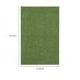 thumbnail image 3 of Mainstays Traditional Solid Green Shag Indoor Accent Rug, 2'6" x 3'10", 3 of 8