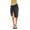 Black, variant on Luxury Divas Sheer Black Knee Length Cover Up Sarong Wrap for Women
