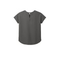 thumbnail image 4 of MERCER+METTLE Women's Stretch Crepe Crew | Lightweight Short Sleeve Top for Women, Dressy T-Shirt for Work & Casual Wear - Anchor Grey M, 4 of 4