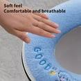 thumbnail image 3 of MICLOZYT Bathroom Toilet Seat Cover Pads,Easy to Install,Soft Thicker Warmer,Zipper Style Household Universal Use Plush Toilet Seat Cover Winter Season Thickening and Warm Washable with Handle, 3 of 7