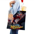 thumbnail image 4 of Henry Danger Bolso de tela con estampado de lienzo para mujer, bolsa de compras reutilizable y estética, con cremallera interior, regalo para mujer,38*45cm., 4 of 6