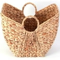 Large Wicker Laundry Basket with Round Handles