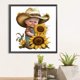 thumbnail image 2 of Pintura de diamante 5D DIY taladro redondo completo girasol Cowboys Kit decoración 40x40cm Hugtrwg Para estrenar, 2 of 9