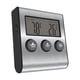 thumbnail image 2 of Termómetro digital para cocinar carne con sonda dual, termómetro grande con retroiluminación LCD para parrilla de alimentos con modo de temporizador para ahumador, cocina, horno, barbacoa, 2 of 4